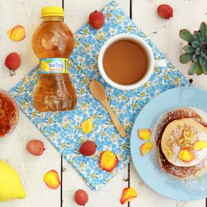 Pancake integrali con miele al profumo di limone